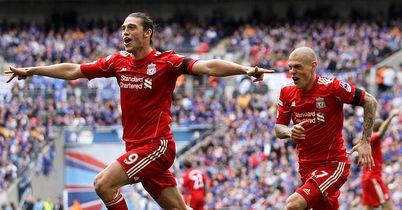Carroll: Celebrates winning goal